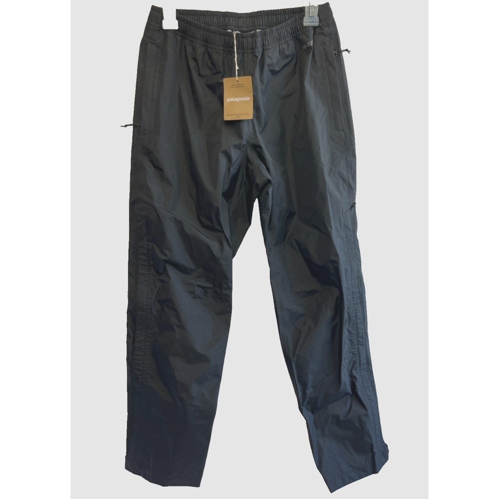 Patagonia Women's Torrentshell 3L Rain Pants XS Short Black NWT H2No Waterproof